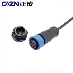 Đầu Nối Loại Giữa Bằng Nhựa IP67 2 3 4 5 6 7 8 10 12 Pin E10 M10 Đầu Nối Cáp Đực Cái Lưỡi Lê Chống Nước - Product Image 5