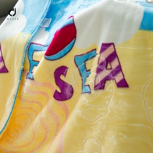 Nueva tendencia del producto 100% poliéster impreso secreto de victoria bebé coral manta de lana - Product Image 4