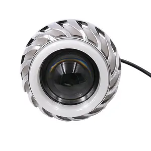 Phare Led pour motos 200 w, yeux d'ange, œil d'ange, démon, avec Double ouverture