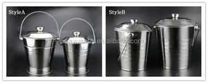 Wholesale <strong>Cheap</strong> Stainless Steel Ice <strong>Bucket</strong> Large champagne Ice <strong>Bucket</strong> Water <strong>Bucket</strong> - Product Image 6