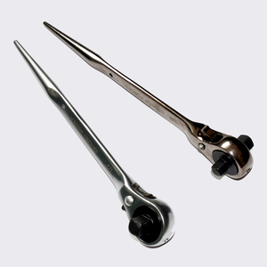 दोहरी ड्राइव प्रतिवर्ती Podger शाफ़्ट 3/8 "X 1/2" दोहरी सिर खुरपा शाफ़्ट रिंच