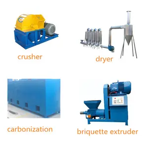 Complete Mechanism For Wood Charcoal Production Line