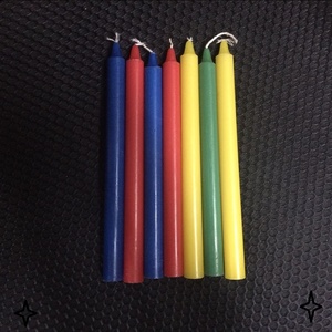 Bougies en paraffine, couleur rouge et noire, prix bon marché, g - Product Image 2