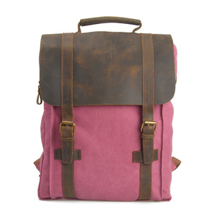 New Style Wax <strong>Canvas</strong> Mans Waterproof Travelling Backpack Backpack <strong>Back</strong> <strong>Pack</strong> - Product Image 2