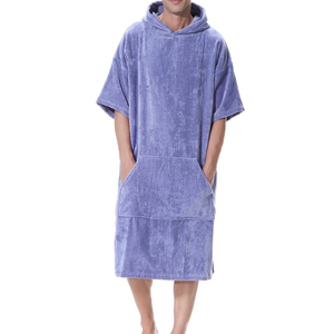 Surf <strong>Beach</strong> Poncho Towel Soft Velour Adult Hooded Wetsuit Changing Towel <strong>Robe</strong> Adult Hooded Poncho Towel Custom Changing <strong>Robe</strong> - Product Image 3