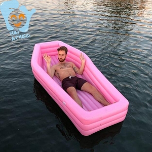 Cercueils gonflables personnalisés à la mode, cercueil rose, flotteur de <span class=keywords><strong>piscine</strong></span> - Product Image 3