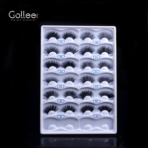 Gollee empresas orgánicas <span class=keywords><strong>Cruz</strong></span> mejor venta hacer su propio sin nombre de marca muestra gratis falsa de pestañas de visón de - Product Image 6