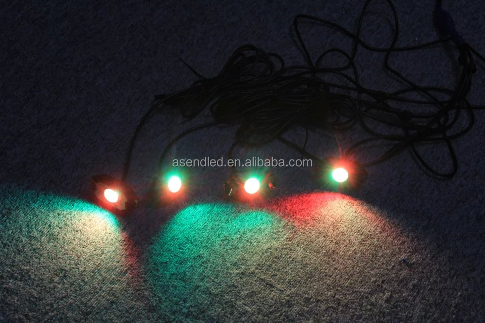 Cambio de Color Llevado Luz Roca Con bluetooth music Controller (un control 4 unids Roca Pod Luz Kit)