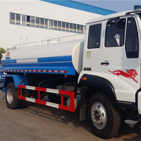 HOWO 6X4 20000 ליטר מים מים 5000 ליטר מכלית המים 20M3 bowser משאית טנק למכירה