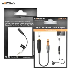 CoMica 3.5mm Audio Kabel Adapter Microfoon Kabel Adapter voor Camera, Camcorder en Smartphones