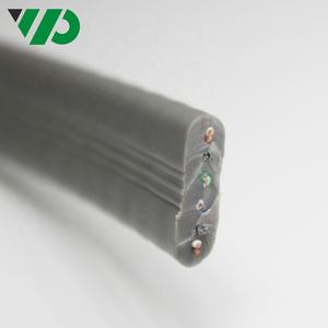 Cableado Doméstico Personalizado, Cable Ethernet Plano Cat 5e <span class=keywords><strong>de</strong></span> Alta Velocidad, 8 Hilos, 2 Hilos <span class=keywords><strong>de</strong></span> Acero Sin Blindaje - Product Image 2