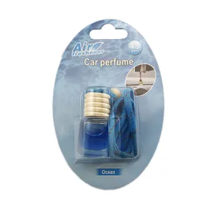 Difusor Do Carro Garrafa De Vidro Vazio Pendurado Air Freshener 2023 Acessórios Espelho Retrovisor Oceano Perfumado