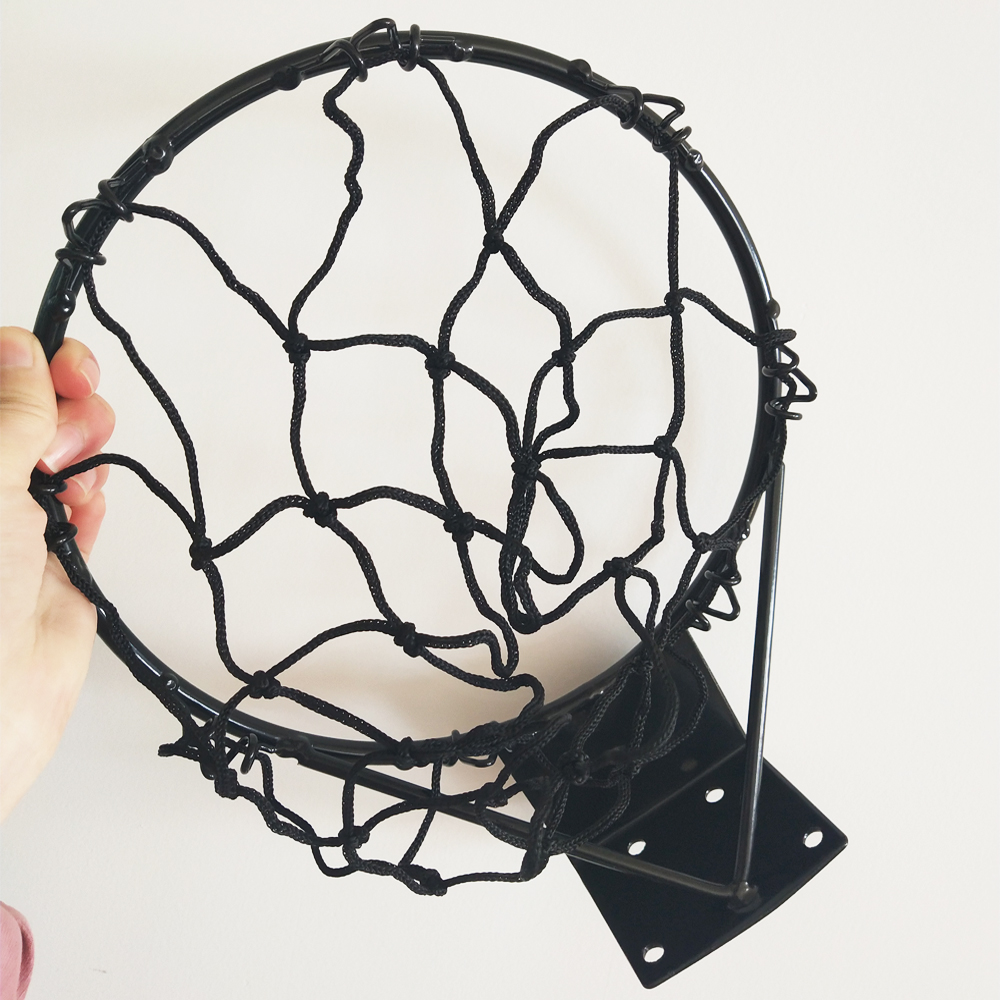 Мини баскетбольный обод с черной сеткой