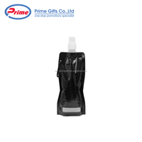 Bouteille d'eau pliable vente chaude personnaliser Logo haute qualité en plastique Camping PE minimaliste unisexe durable 1pc/poly sac