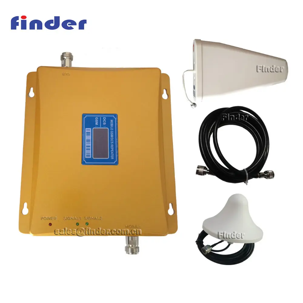 Gsm/3g Repeater Gold GSM/WCDMA Set mobiler Signal verstärker für den indischen Markt