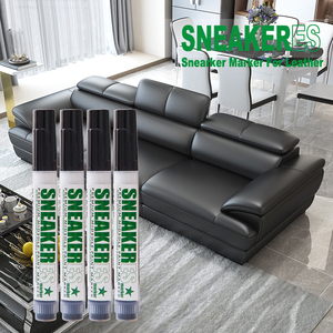 Punta calda 6.5mm Premium pennarello <span class=keywords><strong>vernice</strong></span> acrilica <span class=keywords><strong>vernice</strong></span> per divano in <span class=keywords><strong>pelle</strong></span> <span class=keywords><strong>vernice</strong></span> pennarello in <span class=keywords><strong>pelle</strong></span> nera per rinnovare il tuo divano - Product Image 2