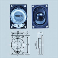 Haut-parleur rectangulaire XDEC 28x40mm 4Ohm 3W