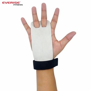 CrossFit levantamiento de pesas de gimnasia cuero mano agarre de Palma - Product Image 1