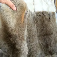 Phần mềm màu tóc lông thỏ Rug chăn tự nhiên