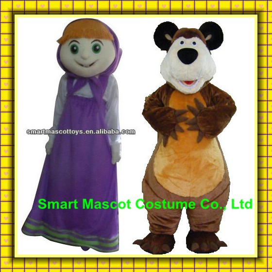 Qualità Masha e orso mascotte per l'intrattenimento - Alibaba.com