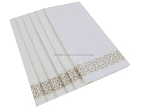 17 "<span class=keywords><strong>x</strong></span> 12" oro Durable colth como desechables toallas de invitados y baño toallas. - Product Image 5