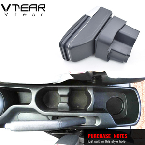 Vtear para <span class=keywords><strong>KIA</strong></span> K2 <span class=keywords><strong>RIO</strong></span> 3 reposabrazos caja tienda central caja de contenido con copa titular productos <span class=keywords><strong>interior</strong></span> del coche-estilo de accesorios 2011-2016 - Product Image 2