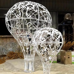 Hot air balloon arte del Ferro appeso a soffitto decorazione di cerimonia nuziale/di visualizzazione della finestra spogliatoio - Product Image 2