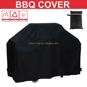 Groothandel Zwart Waterdichte Bbq Cover Grill Cover Anti Dust Regen Gas Houtskool Elektrische Barbecue Grill