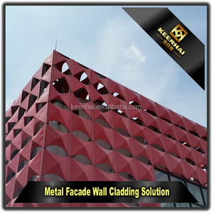 Corrugado decorativo pared de Metal paneles de revestimiento de fachada - Product Image 2
