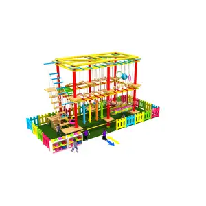 Equipo de equipo de aventura de cuerda alta personalizada, campo de cuerdas de aventura para niños - Product Image 1