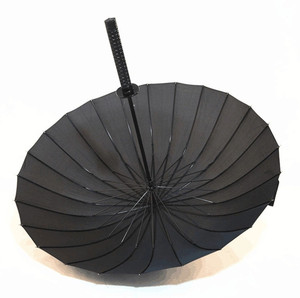 Samurai espada mango <span class=keywords><strong>Katana</strong></span> paraguas promoción 8K/16K/24K samurái japonés espada Paraguas sol lluvia mango largo <span class=keywords><strong>Katana</strong></span> paraguas - Product Image 1