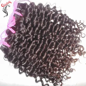 TOP Supplier 100g Bundles Virgin Malaysian Human Hair Curly Sew in weaves one donor unprocessed