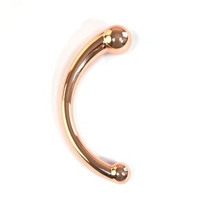 Gode de Massage du point G en acier inoxydable, bâton à Double extrémité, en métal pur, stimulateur de point P, prise anale, jouet sexuel <span class=keywords><strong>pour</strong></span> femmes et hommes - Product Image 2