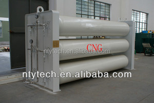 Cascade de 3 tubes jumbo pour le stockage de GNC ou le remplissage de bouteilles de gaz naturel - Product Image 3