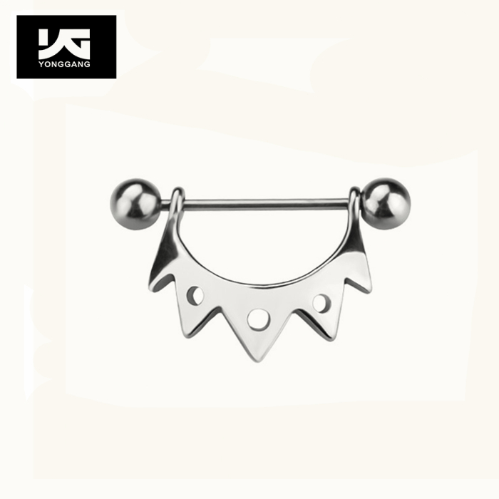 Sexy Vibrating Nipple Rings with Cross Pendant | Trendy Body Jewelry for  Engagement, Wedding, and Parties - Stainless Steel