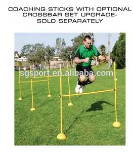 Agility Pole Hurdle Training Set for Lacrosse Indoor Outdoor Speed Soccer Football Equipment