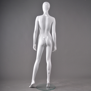Ayakta parlak beyaz ucuz manken satılık, moda manken - Product Image 4