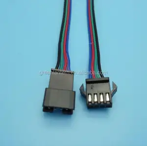 JST SM 2.5mm pitch 4 pin RGB LED strip wire connectors