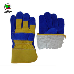 Factory made high quality glove Split <span class=keywords><strong>cow</strong></span> leather material - Product Image 6