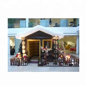Grotta di Babbo Natale Gonfiabile / Tenda Grotta di Babbo Natale Gonfiabile / Casa di Natale Gonfiabile in Vendita - Product Image 1