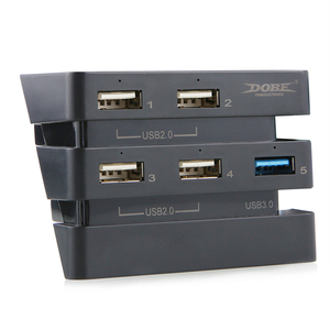 Game Accessories 2 in <strong>1</strong> Kit PS4 PRO Multifunction Cooler Cooling Fan &amp; 5 External USB HUB <strong>Sale</strong> <strong>for</strong> Sony <strong>Playstation</strong> 4 PS4 Pro - Product Image 6