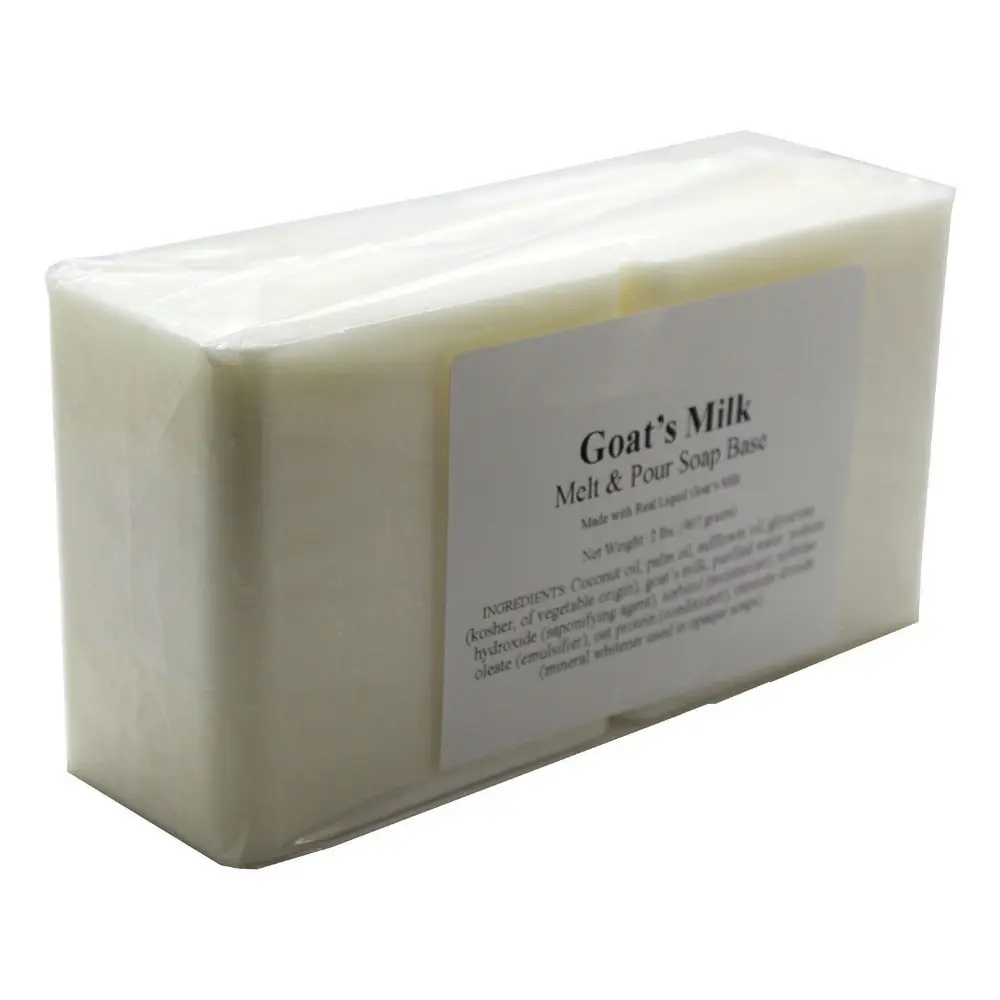 Wholesaler Original Goat Milk Shea Butter / White Glycerin Soap Base Moisturizing Whitening Handmade Toilet Bath Soap