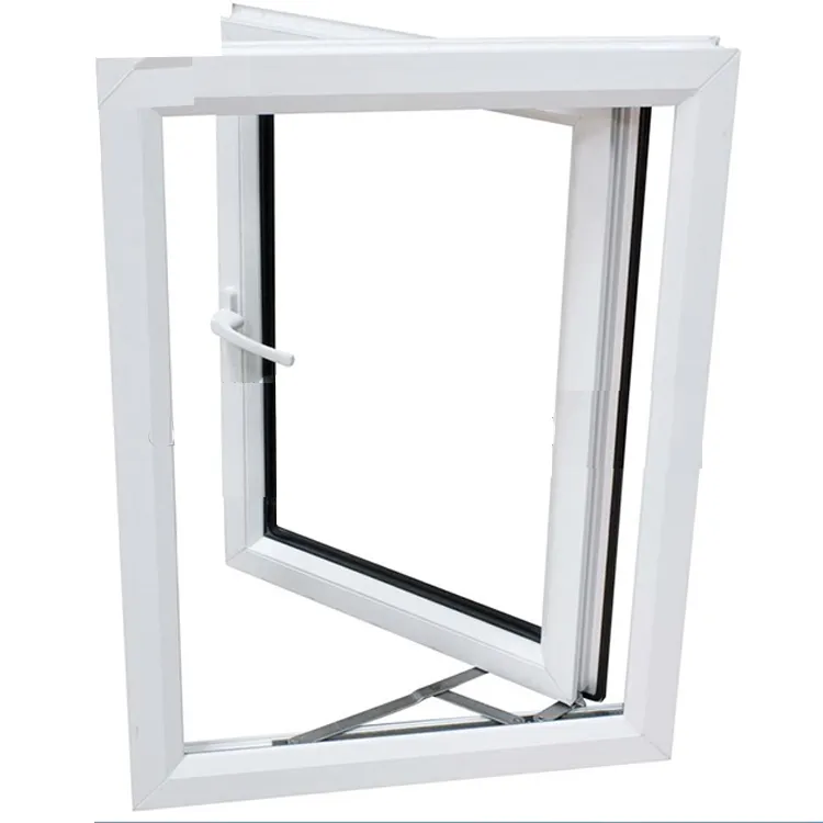 Ventana abatible de PVC personalizada, venta al por mayor, romania