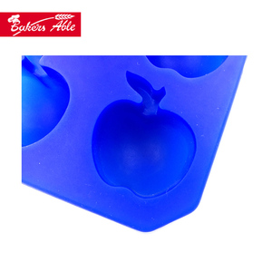 <span class=keywords><strong>Pomme</strong></span> en forme de Silicone de Noël Flocon De Neige <span class=keywords><strong>Bac</strong></span> À Glaçons - Product Image 6