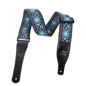 Melody Venta caliente Vintage de moda Jacquard tejido duradero <span class=keywords><strong>guitarra</strong></span> eléctrica acústica bajo Correa - Product Image 2