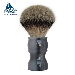 Mens 1st grado Badger cepillo de <span class=keywords><strong>afeitar</strong></span> <span class=keywords><strong>para</strong></span> regalo Barbero afeitado herramienta - Product Image 4