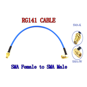 SMA erkek <span class=keywords><strong>RG6</strong></span> 50rg59 koaksiyel konnektör montajı 50ohm empedans DC-12GHz frekans ile esnek RF kablosu - Product Image 5