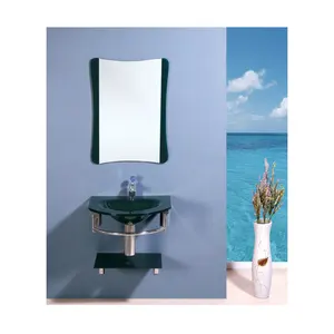 Yüksek kaliteli yansıma bağlantısız cam el banyo için lavabo sıcak satış Oval şekil taş lavabo