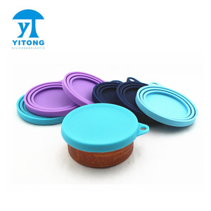 Può Copre/Silicone Universale Può Coperchi <span class=keywords><strong>per</strong></span> Pet Lattine <span class=keywords><strong>Per</strong></span> Alimenti/Misura La Maggior Parte di Dimensioni Standard Del Cane e del Gatto Può top/100% Food Grade BPA libero - Product Image 3