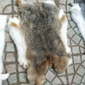 ALICEFUR Wholesale Supply Top Quality Big Size Thick Rabbit Pelt Natural Rabbit Skins With Competitive Price